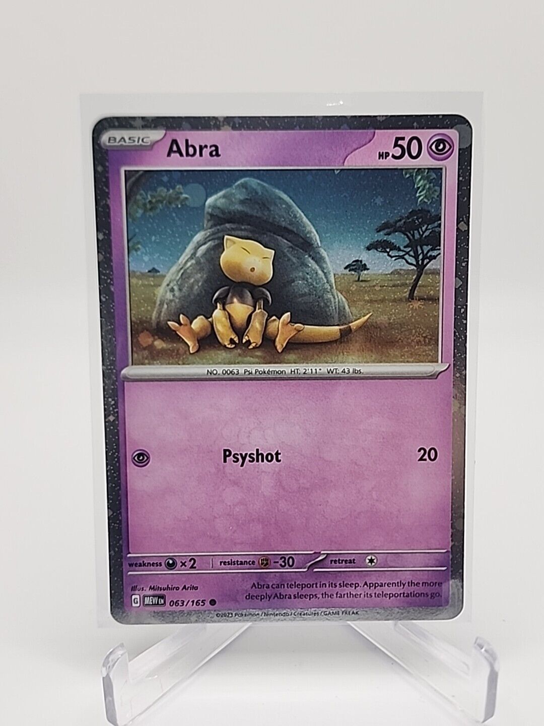 63/165 Abra [Cosmos Holo] Pokémon TCG Scarlet & Violet - 151