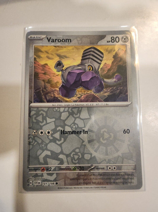 Varoom [Reverse Holo] 141/198 Pokémon TGC Scarlet & Violet