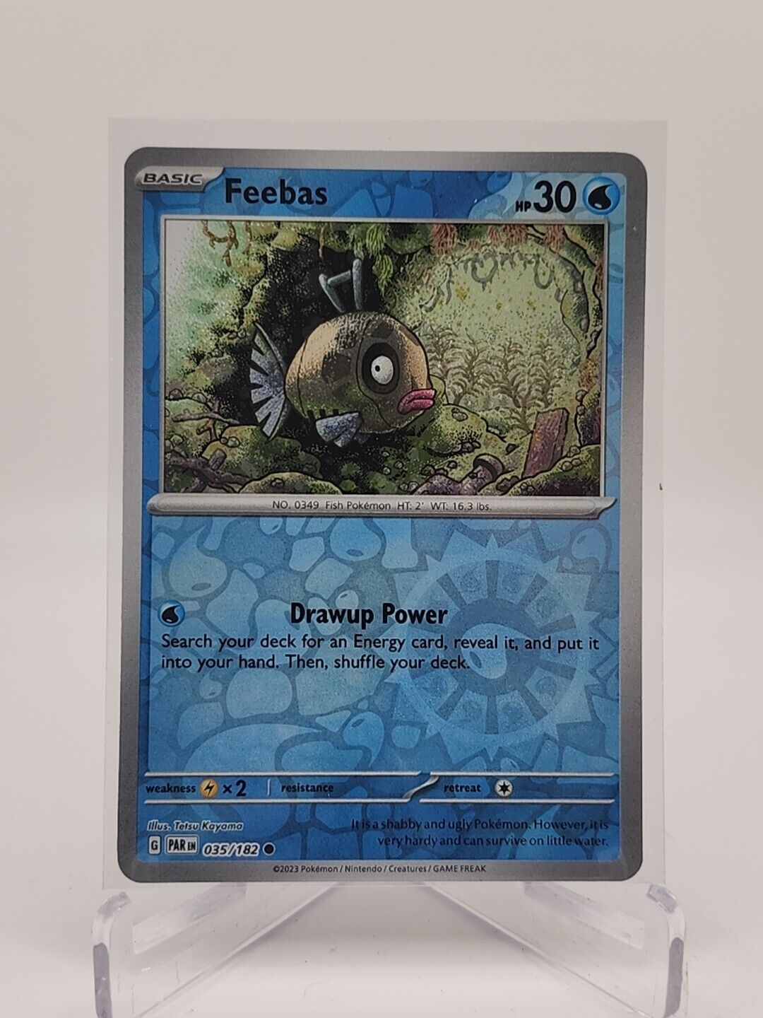 Feebas [Reverse Holo]  35/182 Pokémon TCG Paradox Rift