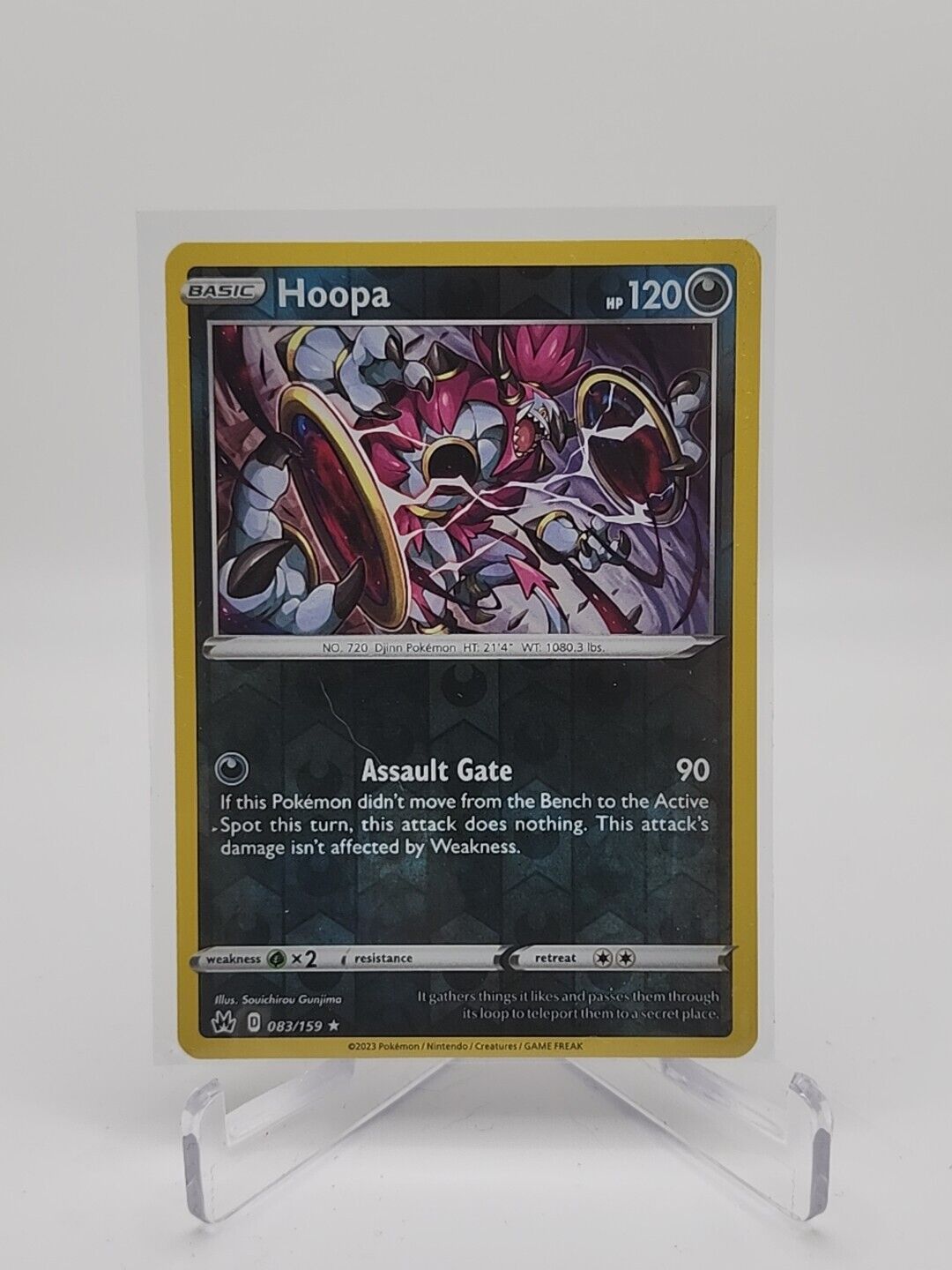 Hoopa [Reverse Holo] 83/159 Pokémon TGC Crown Zenith