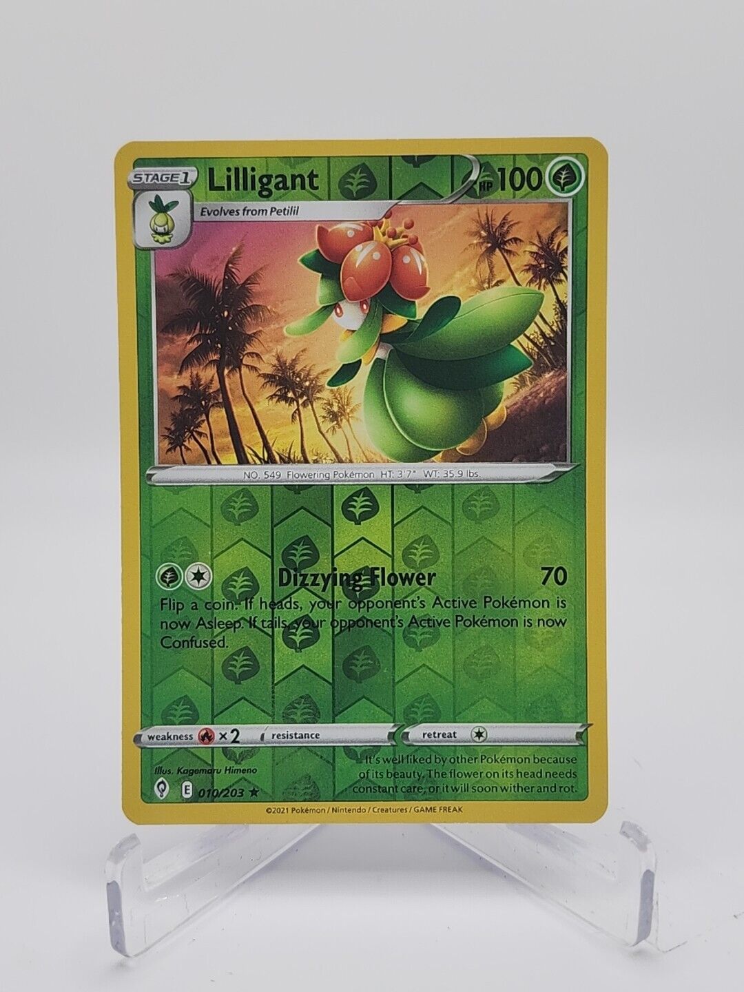 Lilligant [Reverse Holo]  10/203 Pokémon TCG Evolving Skies