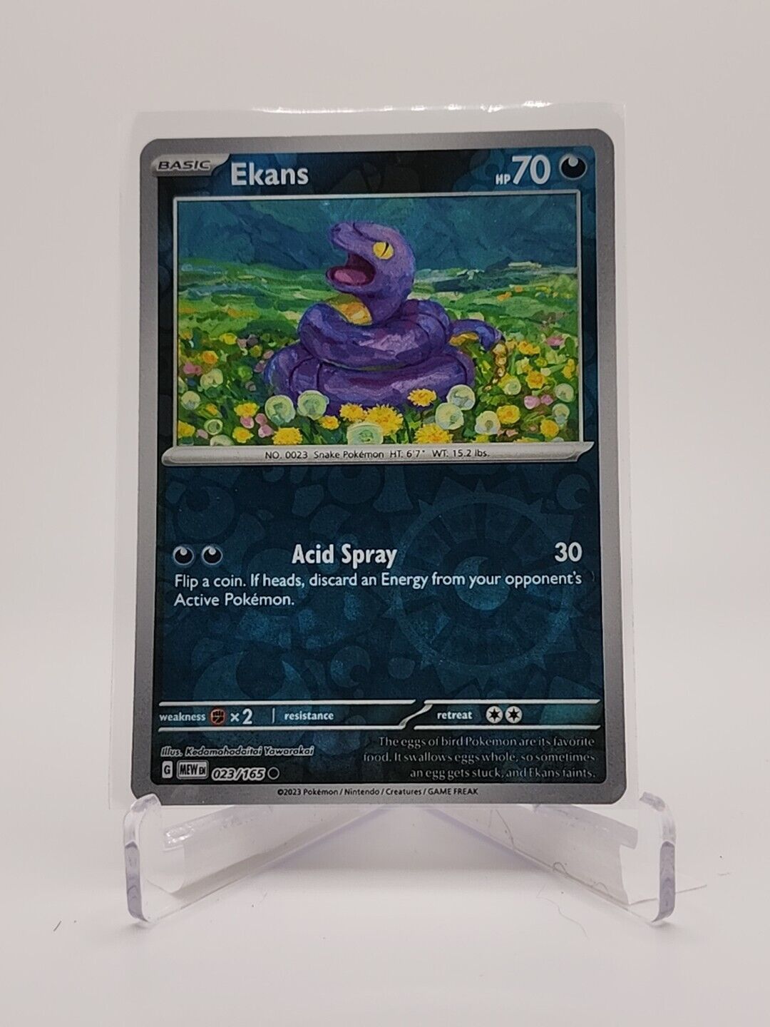 23/165 Ekans [Reverse Holo]  Pokémon TGC Scarlet & Violet - 151