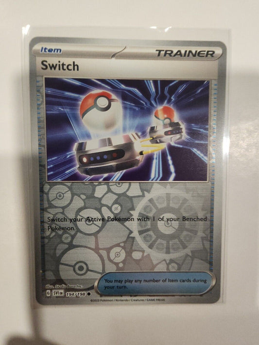 Switch [Reverse Holo] 194/198 Pokémon TGC Scarlet & Violet