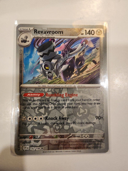 Revavroom [Reverse Holo] 142/198 Pokémon TGC Scarlet & Violet