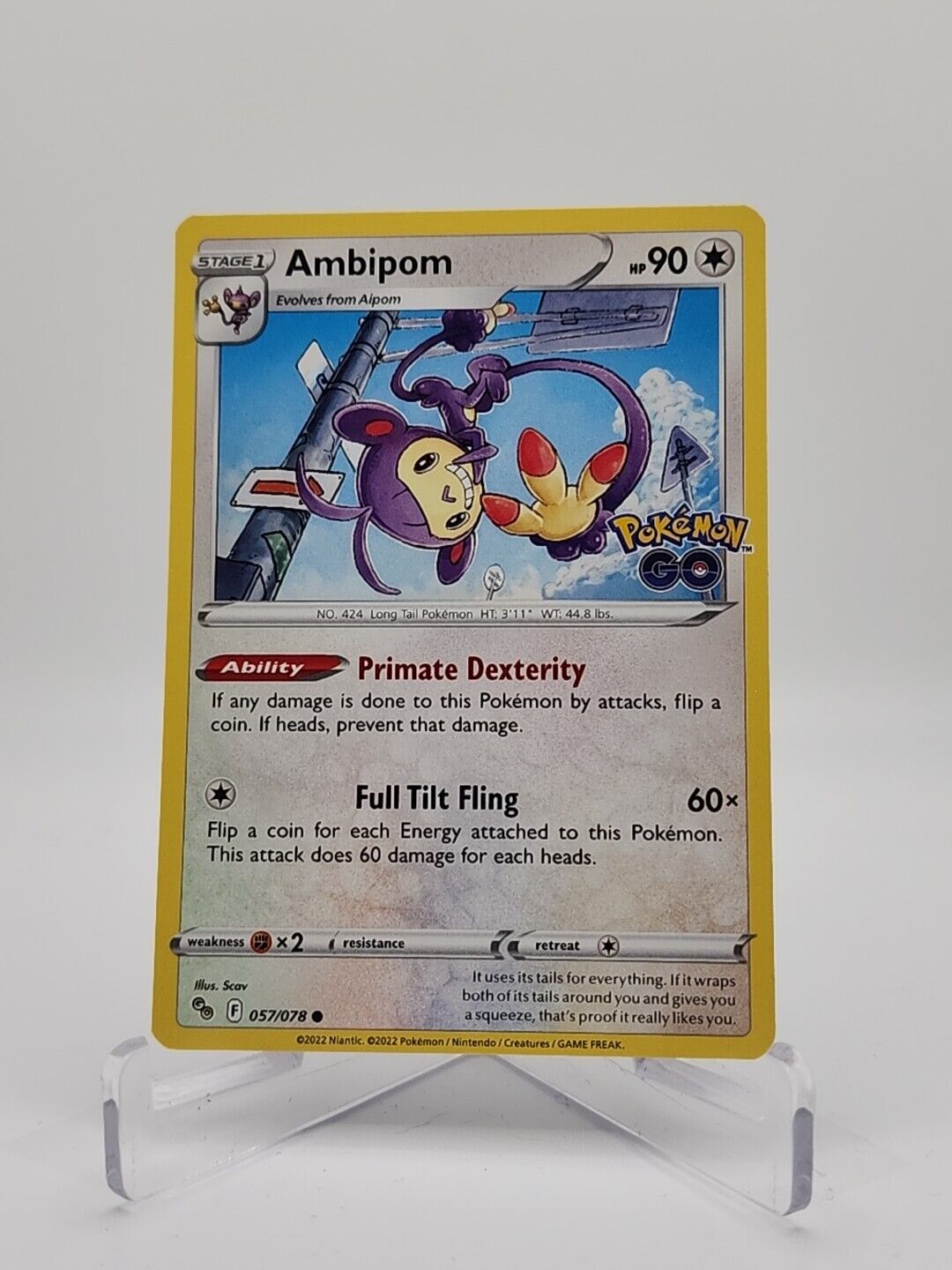 Ambipom 57/78 Pokémon TGC Pokemon Go