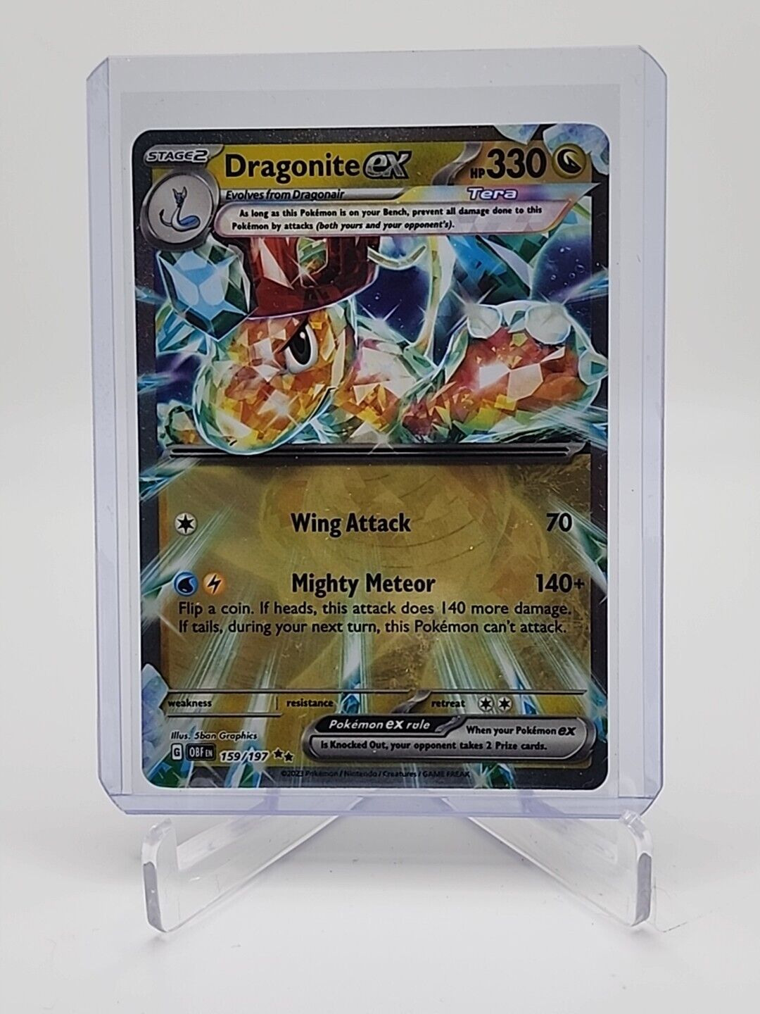 159/197 Dragonite ex Pokémon TCG Obsidian Flames