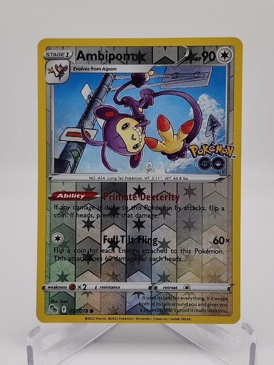 Ambipom [Reverse Holo]  57/78 Pokémon TCG Pokemon Go