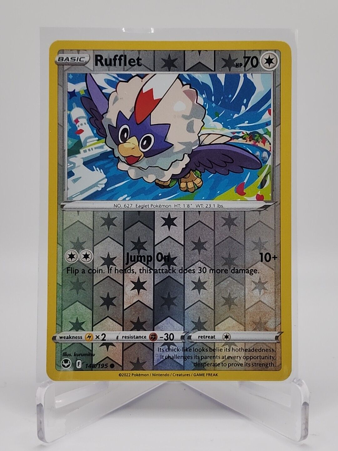 Rufflet [Reverse Holo]  148/195 Pokémon TCG Silver Tempest