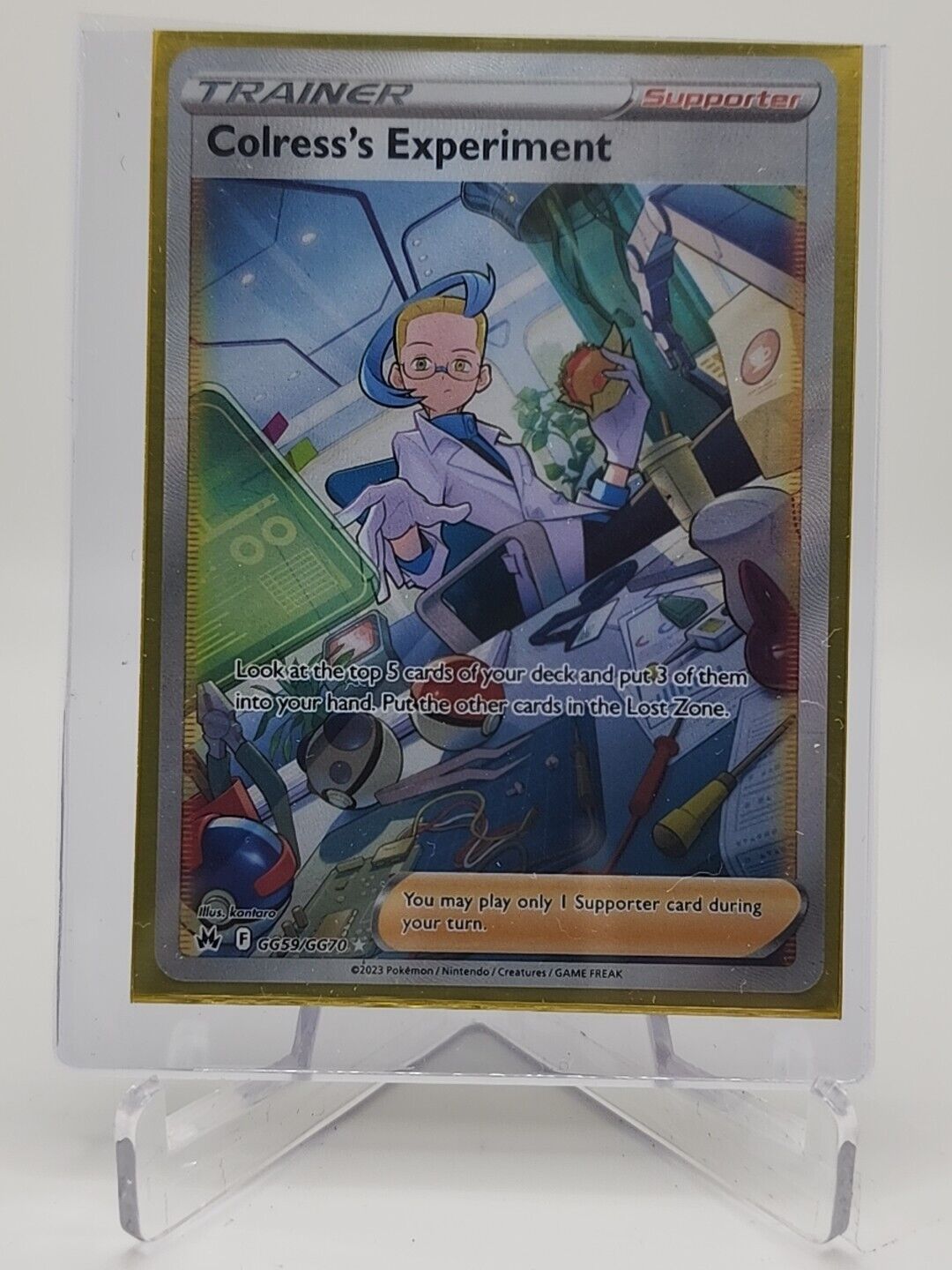 Colress's Experiment  GG59/159 Pokémon TCG Crown Zenith