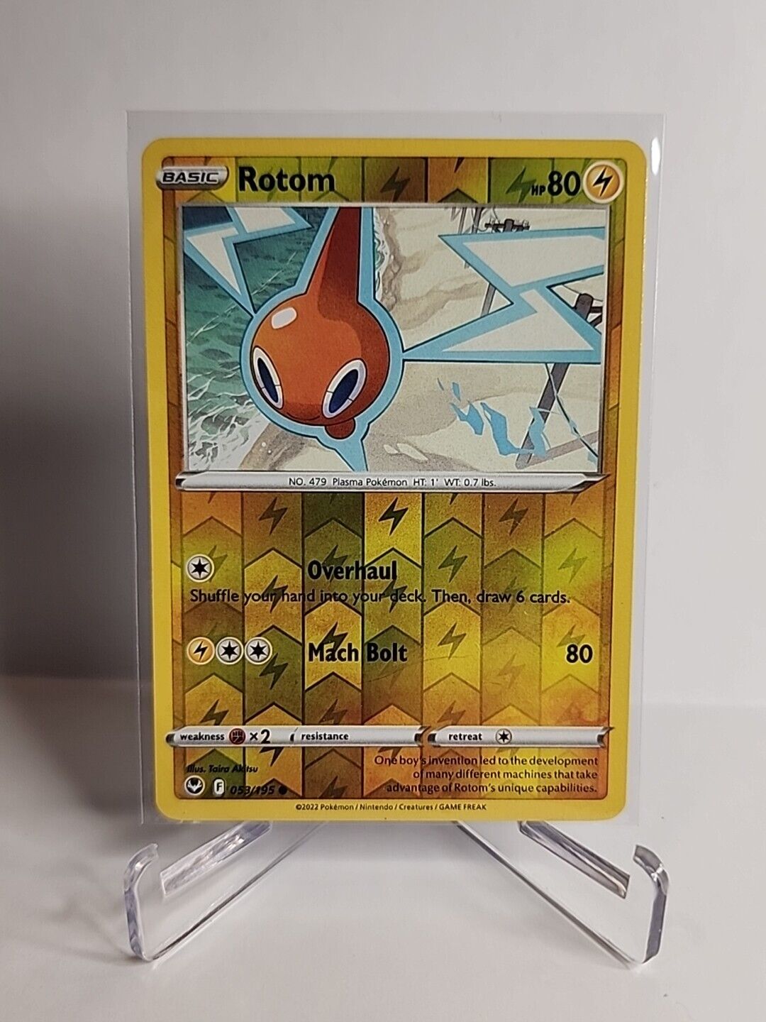 Rotom [Reverse Holo] 53/195 Pokémon Cards Silver Tempest