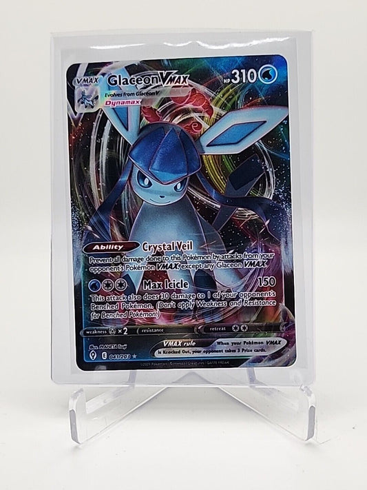 Glaceon VMAX  41/203 Pokémon TCG Evolving Skies