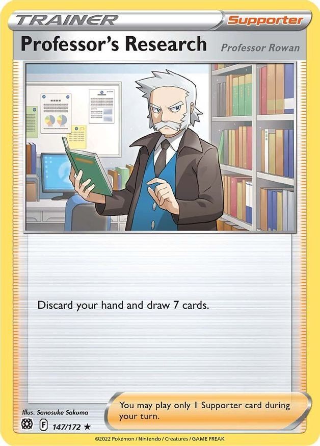 Professor's Research [Holo]  147/172 Pokémon TCG Brilliant Stars