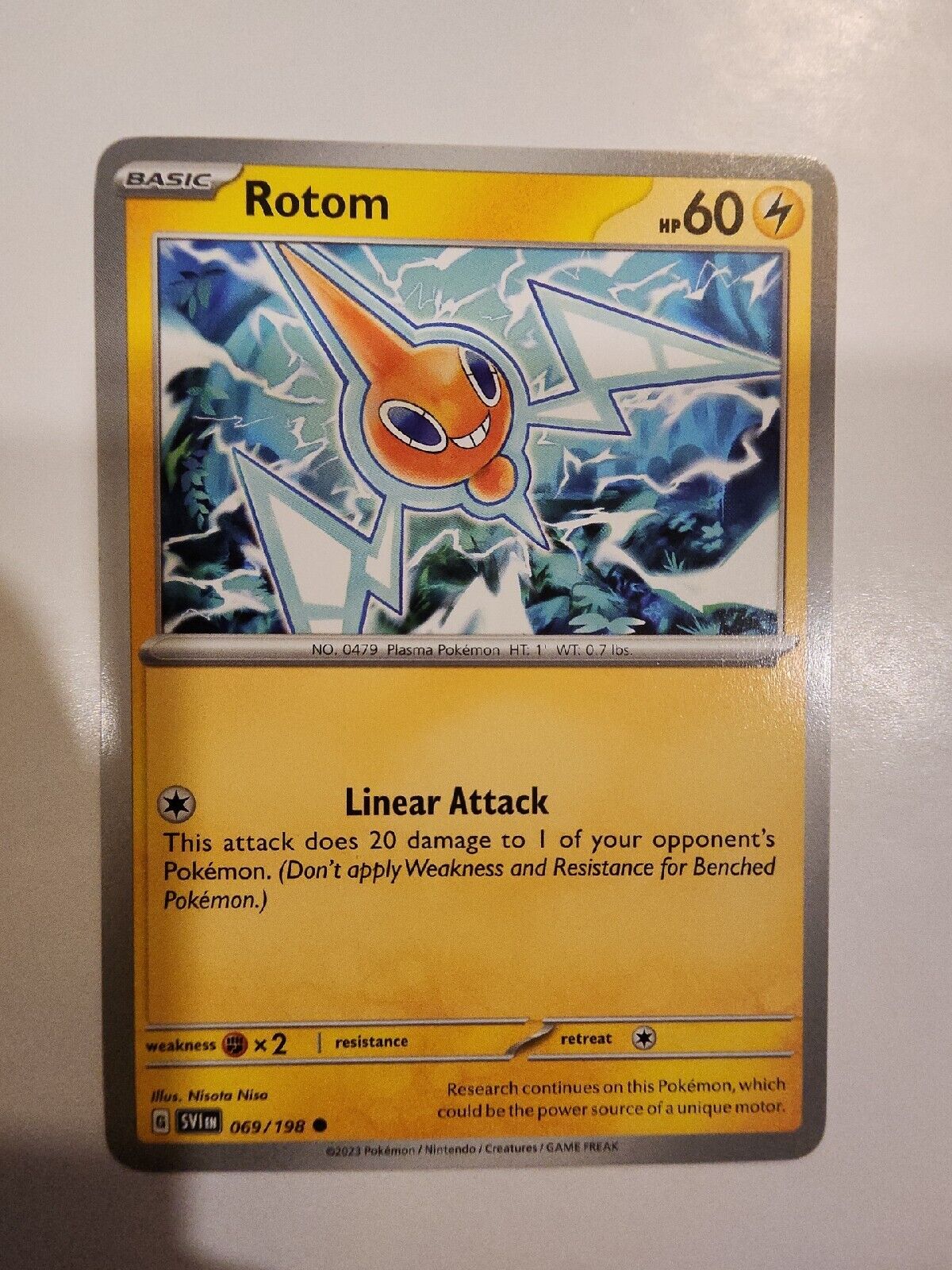 Rotom 69/198 Pokémon TGC Scarlet & Violet