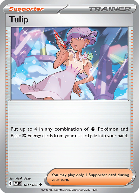 Tulip  181/182 Pokémon TCG Paradox Rift