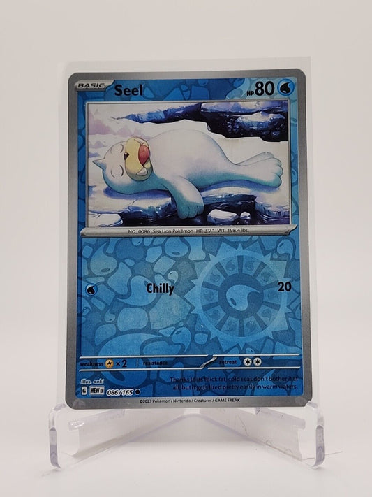 86/165 Seel [Reverse Holo]  Pokémon TGC Scarlet & Violet - 151