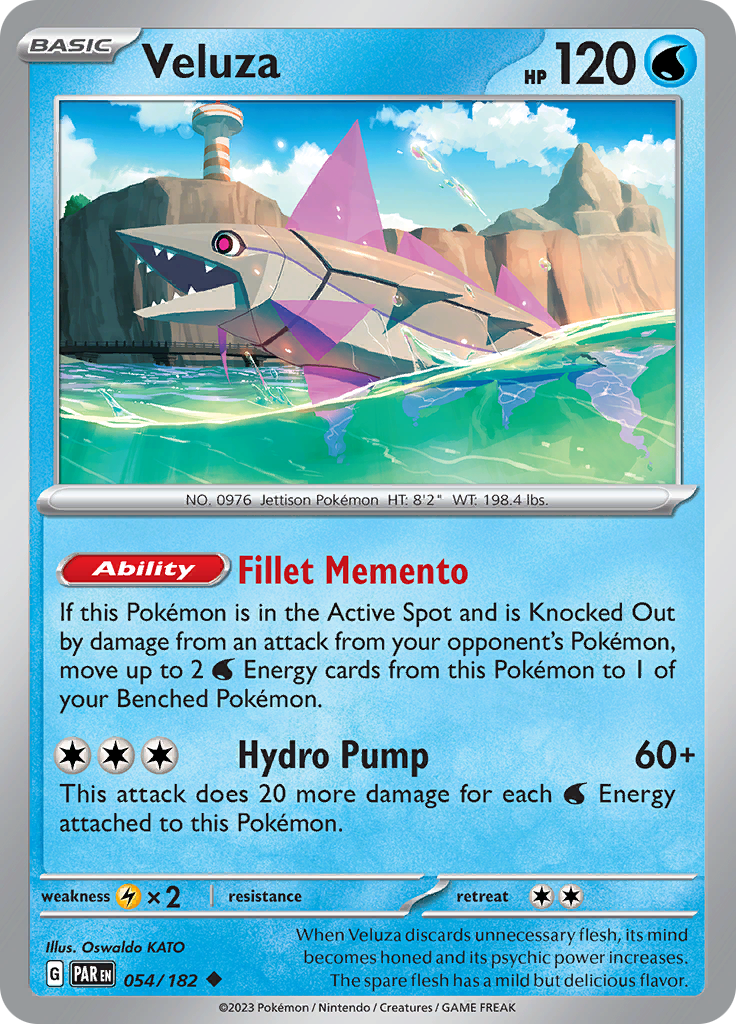 Veluza  54/182 Pokémon TCG Paradox Rift