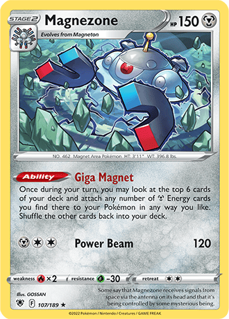 Magnezone [Reverse Holo]  107/189 Pokémon TCG Astral Radiance