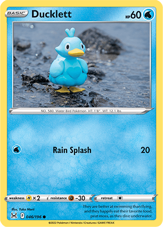 Ducklett  46/196 Pokémon TCG Lost Origin