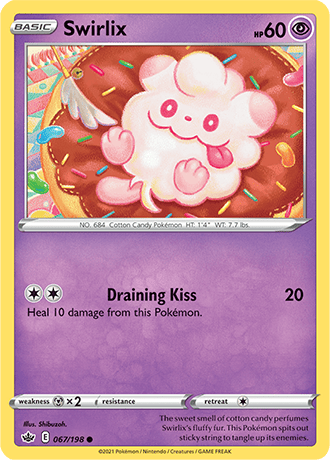 Swirlix  67/203 Pokémon TCG Chilling Reign