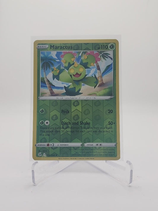 Maractus [Reverse Holo] 12/264 Pokémon TGC Fusion Strike