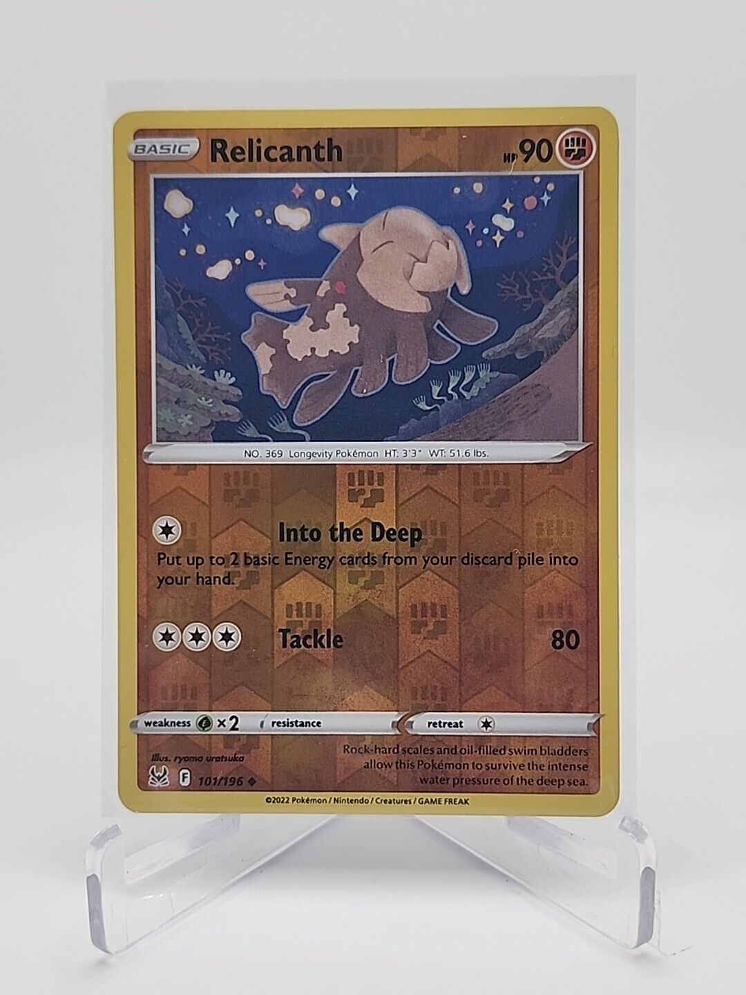 Relicanth [Reverse Holo]  101/196 Pokémon TCG Lost Origin