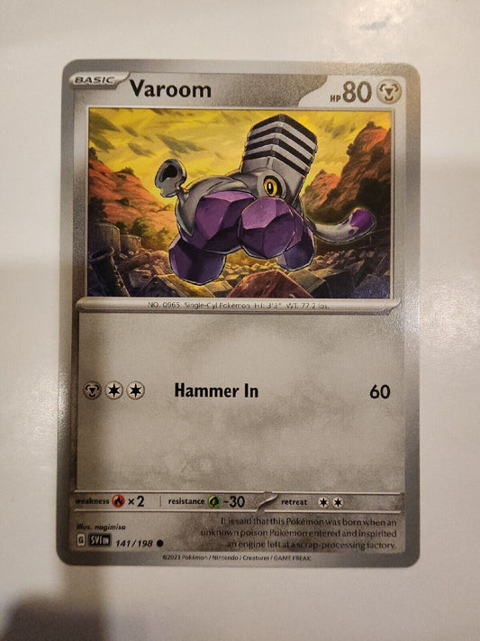 Varoom 141/198 Pokémon TGC Scarlet & Violet