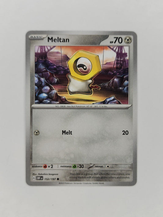 Meltan 152/197 Pokémon TGC Obsidian Flames