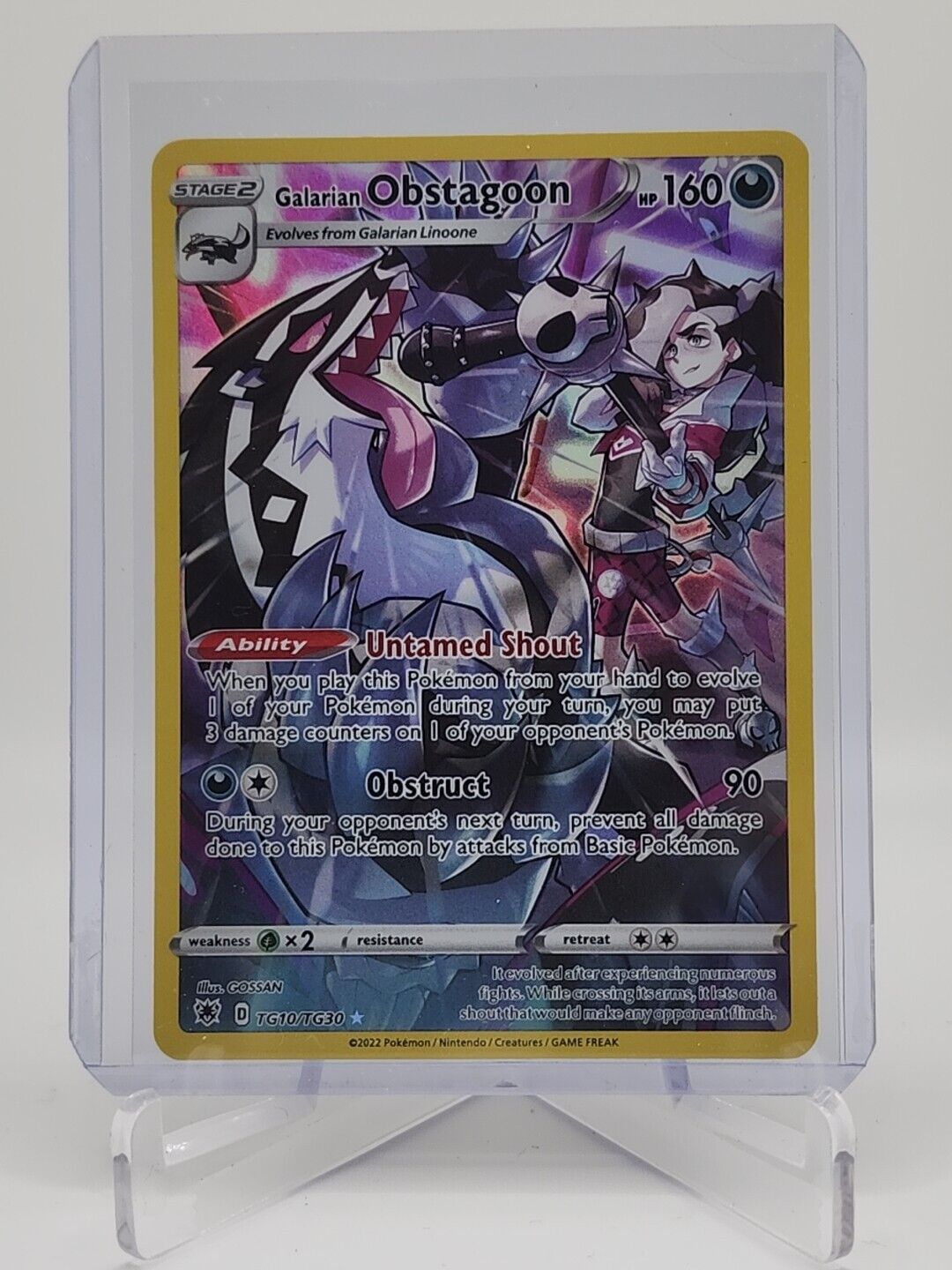 Galarian Obstagoon  TG10 Pokémon TCG Astral Radiance