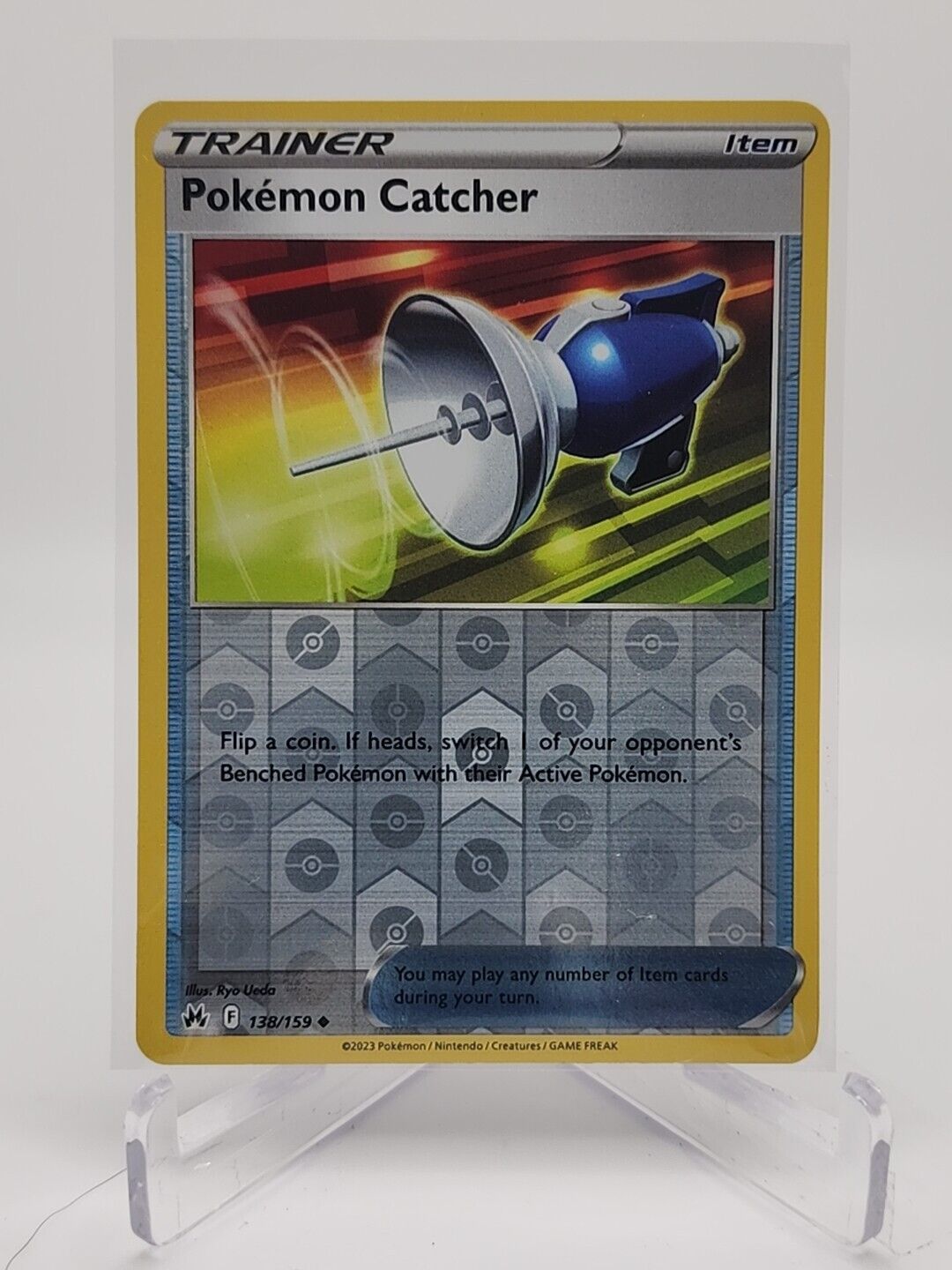 Pokemon Catcher [Reverse Holo]  138/159 Pokémon TCG Crown Zenith