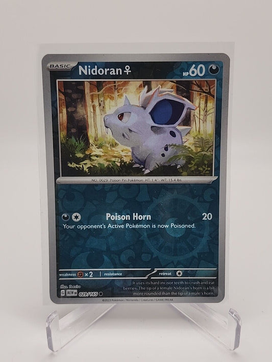 29/165 Nidoran [Reverse Holo] Pokémon TCG Scarlet & Violet - 151