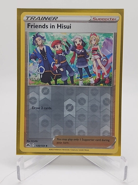 Friends in Hisui [Reverse Holo]  130/159 Pokémon TCG Crown Zenith