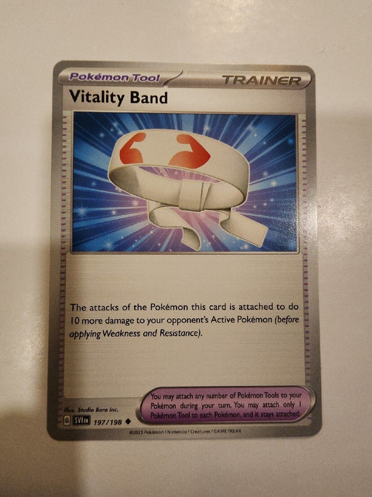 Vitality Band 197/198 Pokémon TGC Scarlet & Violet