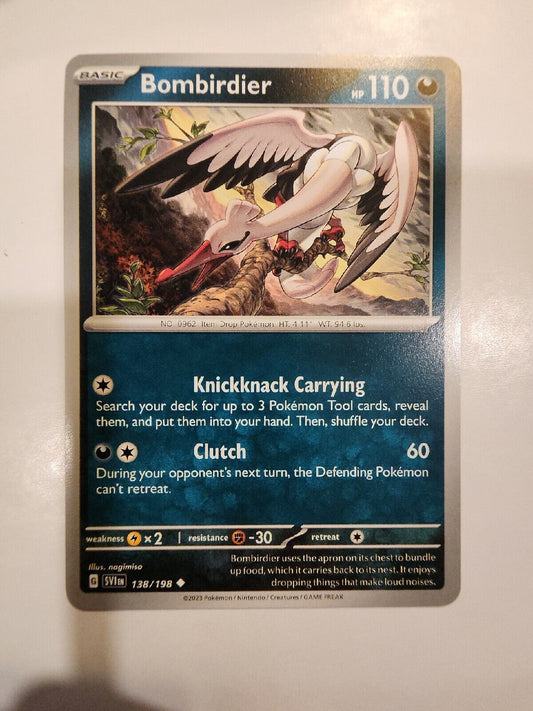 Bombirdier 138/198 Pokémon TGC Scarlet & Violet