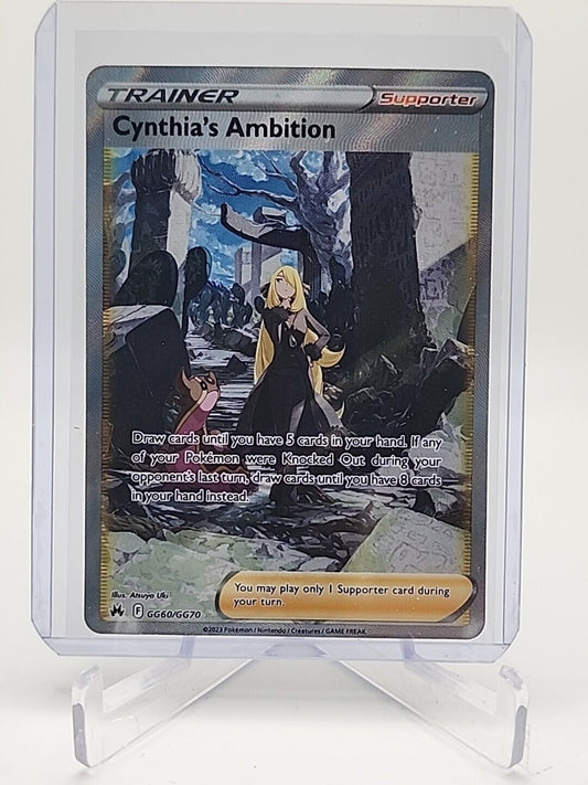 Cynthia's Ambition  GG60/159 Pokémon TCG Crown Zenith