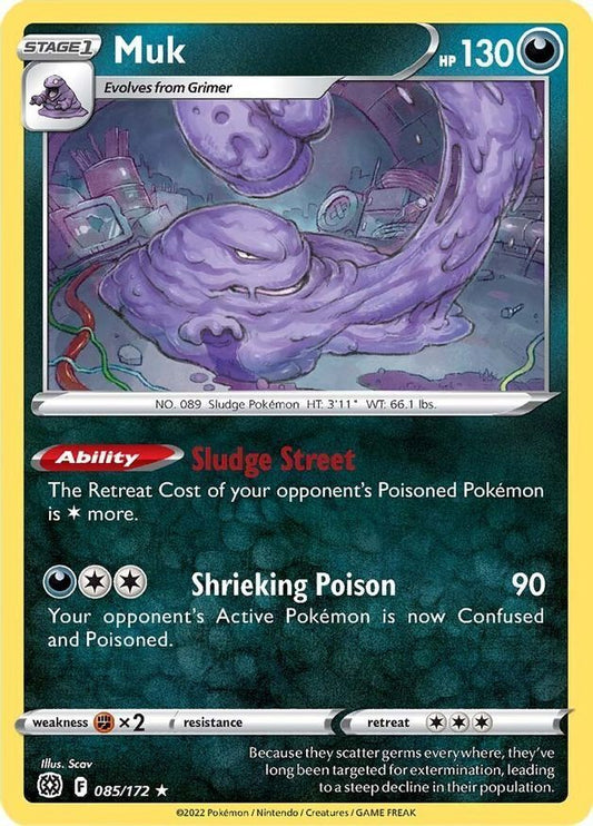 Muk  85/172 Pokémon TCG Brilliant Stars