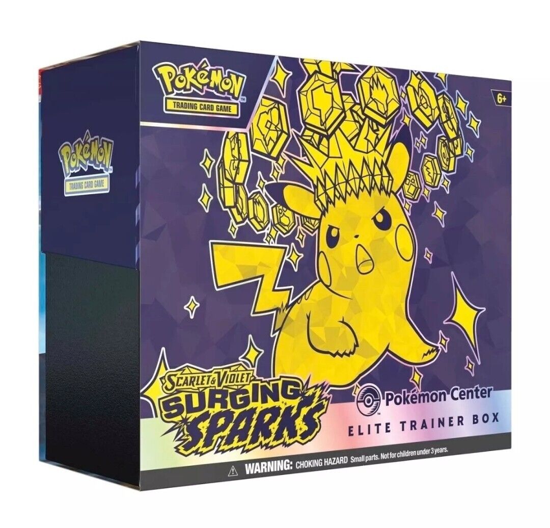 Pokemon Center Exclusive Surging Sparks Elite Trainer Box ETB