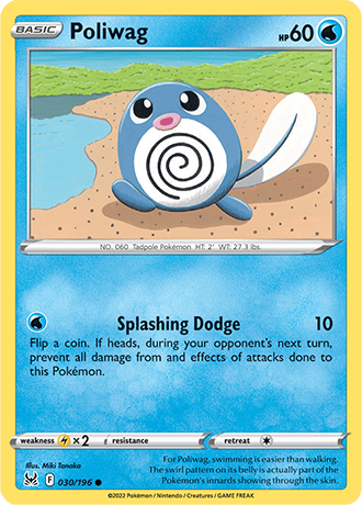 Poliwag  30/196 Pokémon TCG Lost Origin