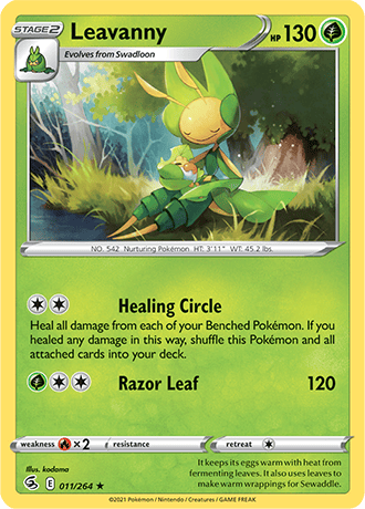 Leavanny  11/264 Pokémon TCG Fusion Strike