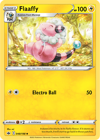 Flaaffy  48/203 Pokémon TCG Chilling Reign