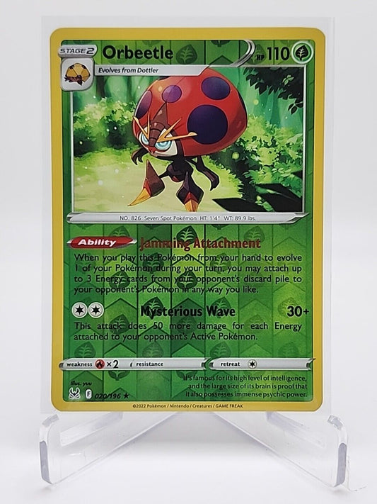 Orbeetle [Reverse Holo]  20/196 Pokémon TCG Lost Origin