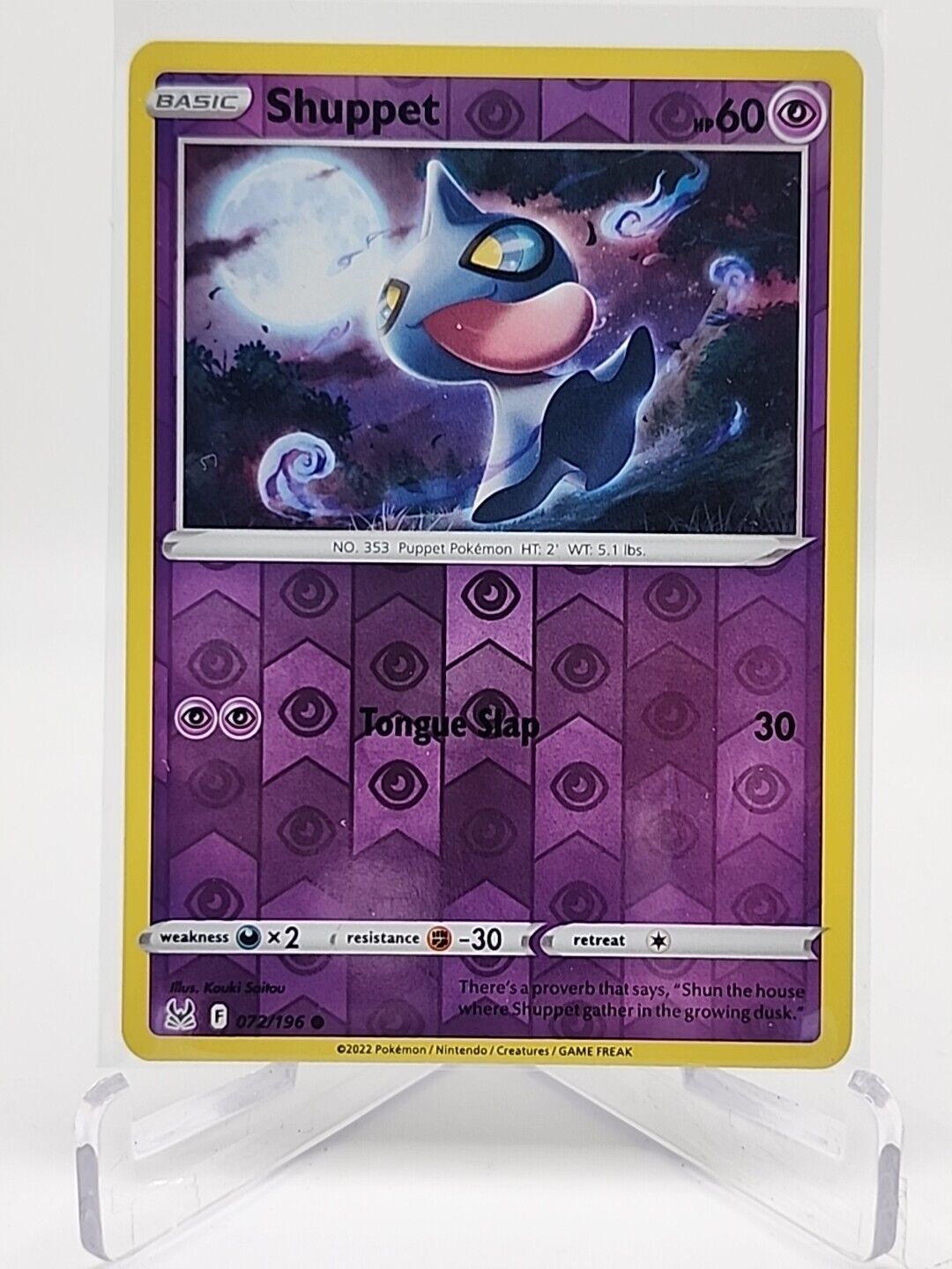 Shuppet [Reverse Holo]  72/196 Pokémon TCG Lost Origin