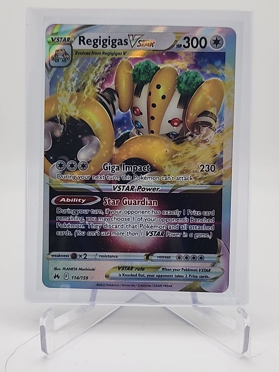 Regigigas VSTAR  114/159 Pokémon TCG Crown Zenith