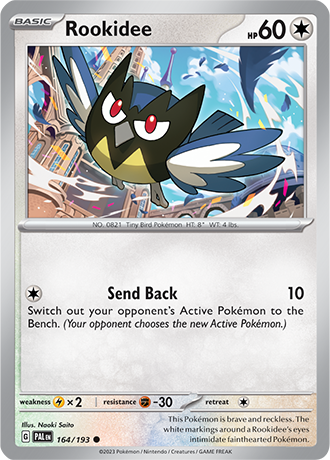 Rookidee  164/193 Pokémon TCG Paldea Evolved