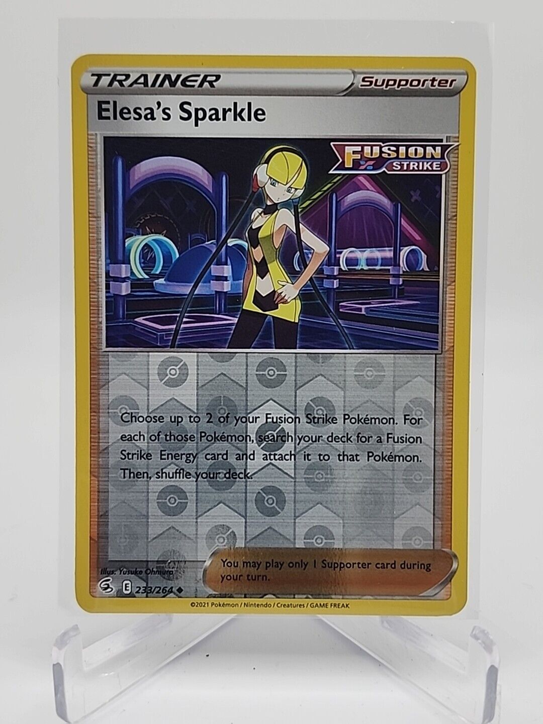 Elesa's Sparkle [Reverse Holo]  233/264 Pokémon TCG Fusion Strike