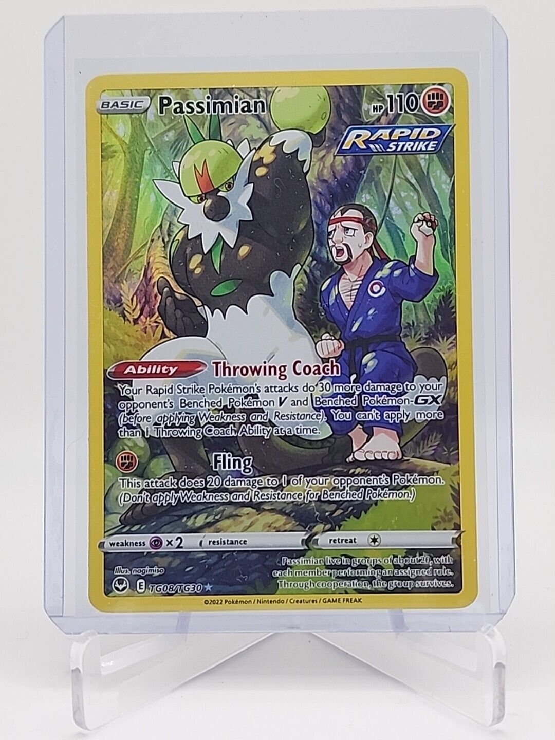 Passimian  TG08/195 Pokémon TCG Silver Tempest