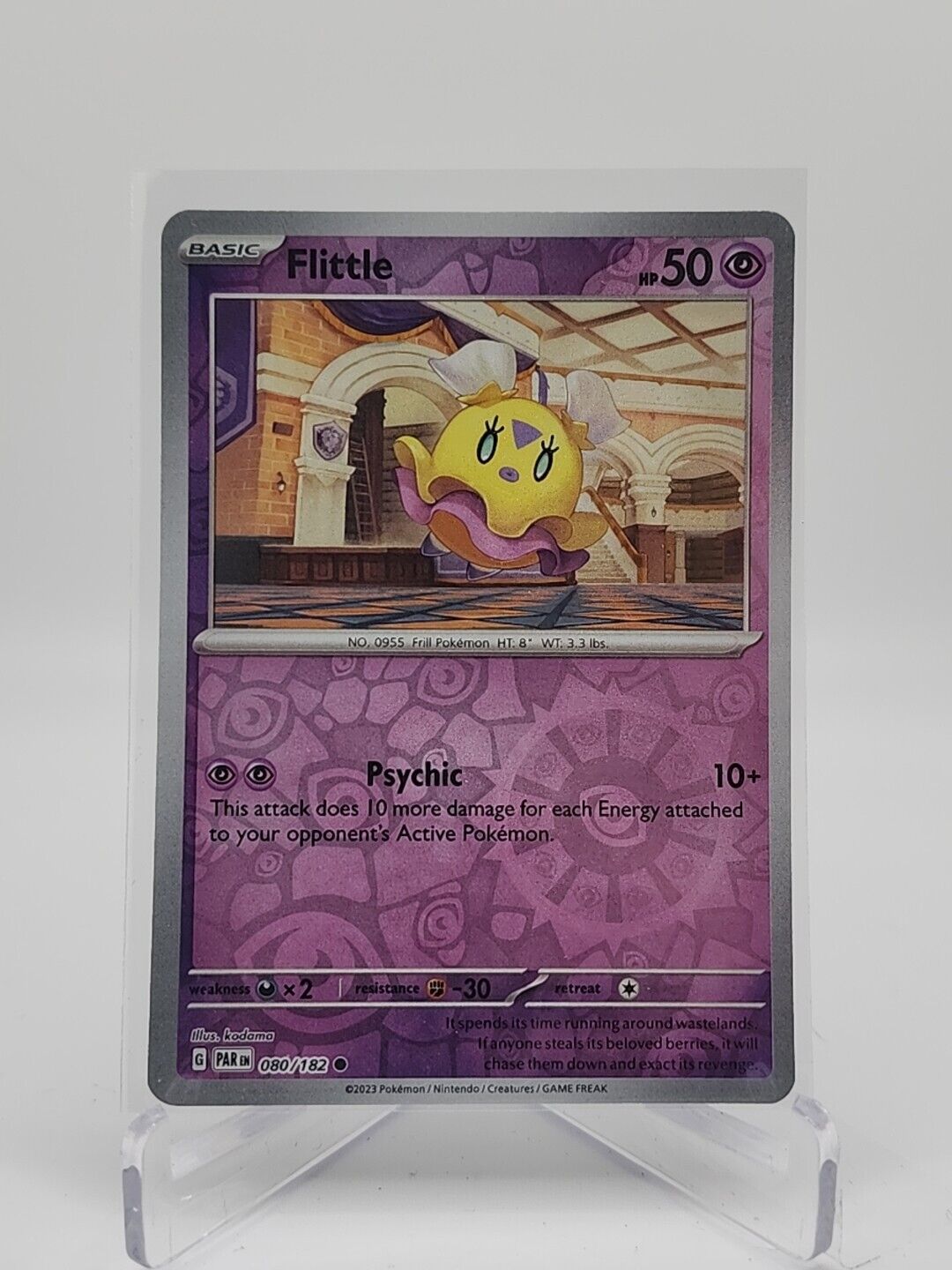 Flittle [Reverse Holo]  80/182 Pokémon TCG Paradox Rift