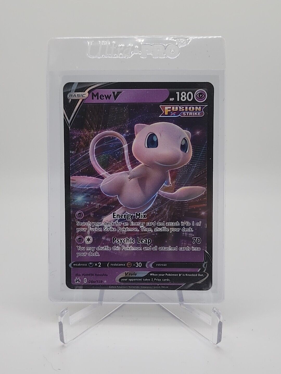 Mew V 60/159 Pokémon TGC Crown Zenith