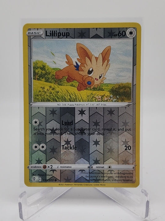 Lillipup [Reverse Holo]  133/203 Pokémon TCG Evolving Skies