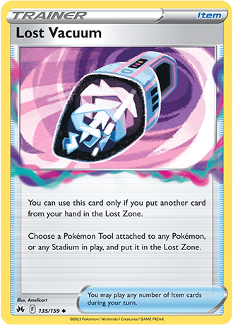 Lost Vacuum  135/159 Pokémon TCG Crown Zenith