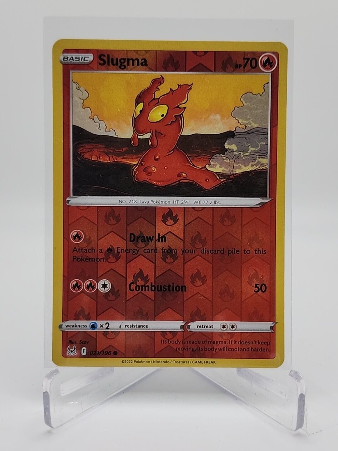 Slugma [Reverse Holo]  21/196 Pokémon TCG Lost Origin